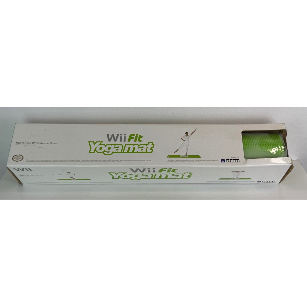 HORI Brand Wii Fit Yoga Mat for Wii Balance Board UHWI-20 Discontinued Green NIB